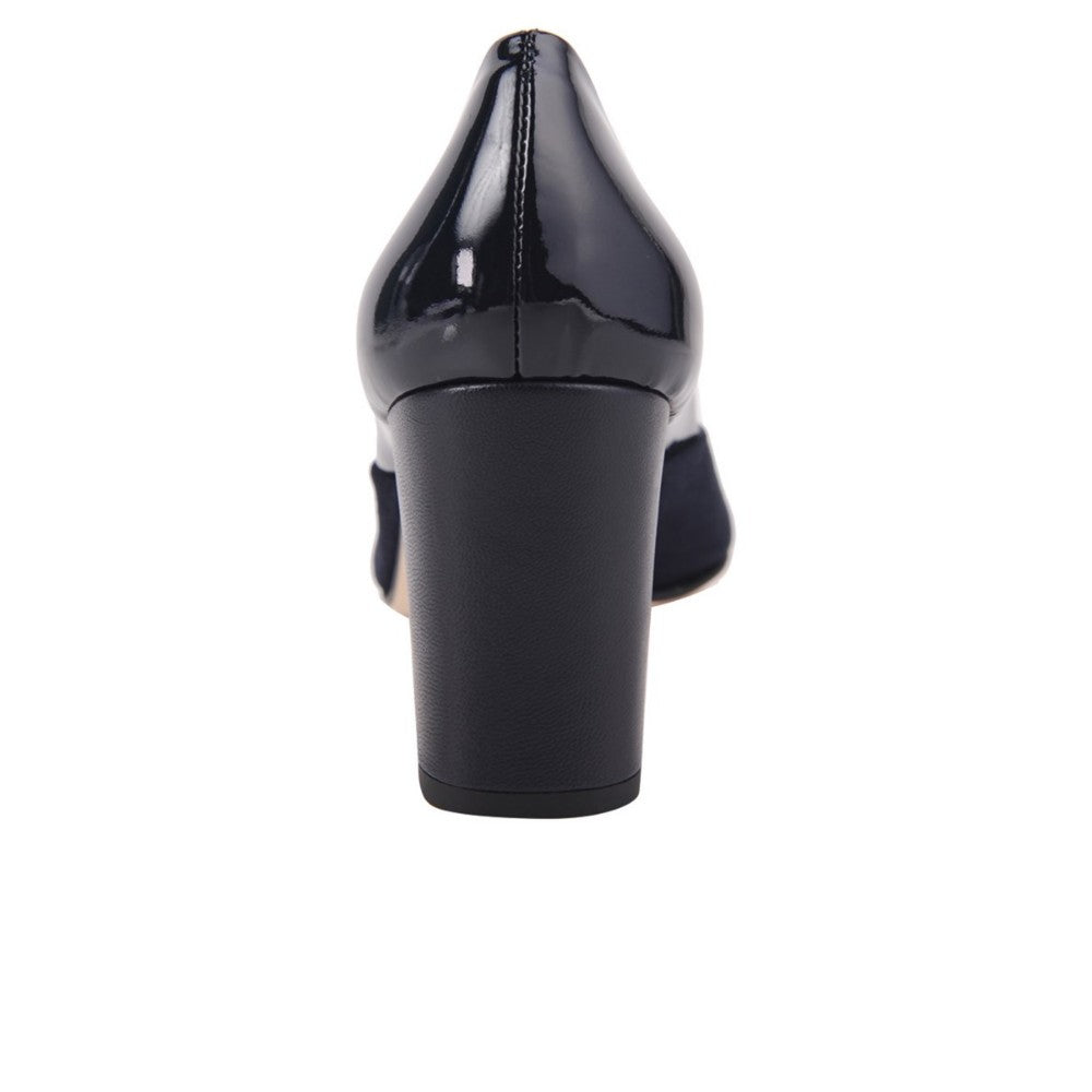 Memory Navy Leather Jon Josef Pump