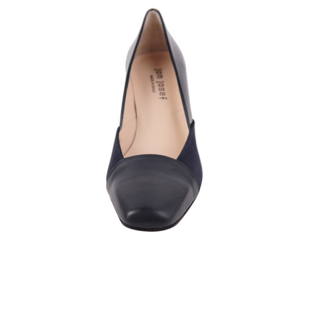 Memory Navy Leather Jon Josef Pump