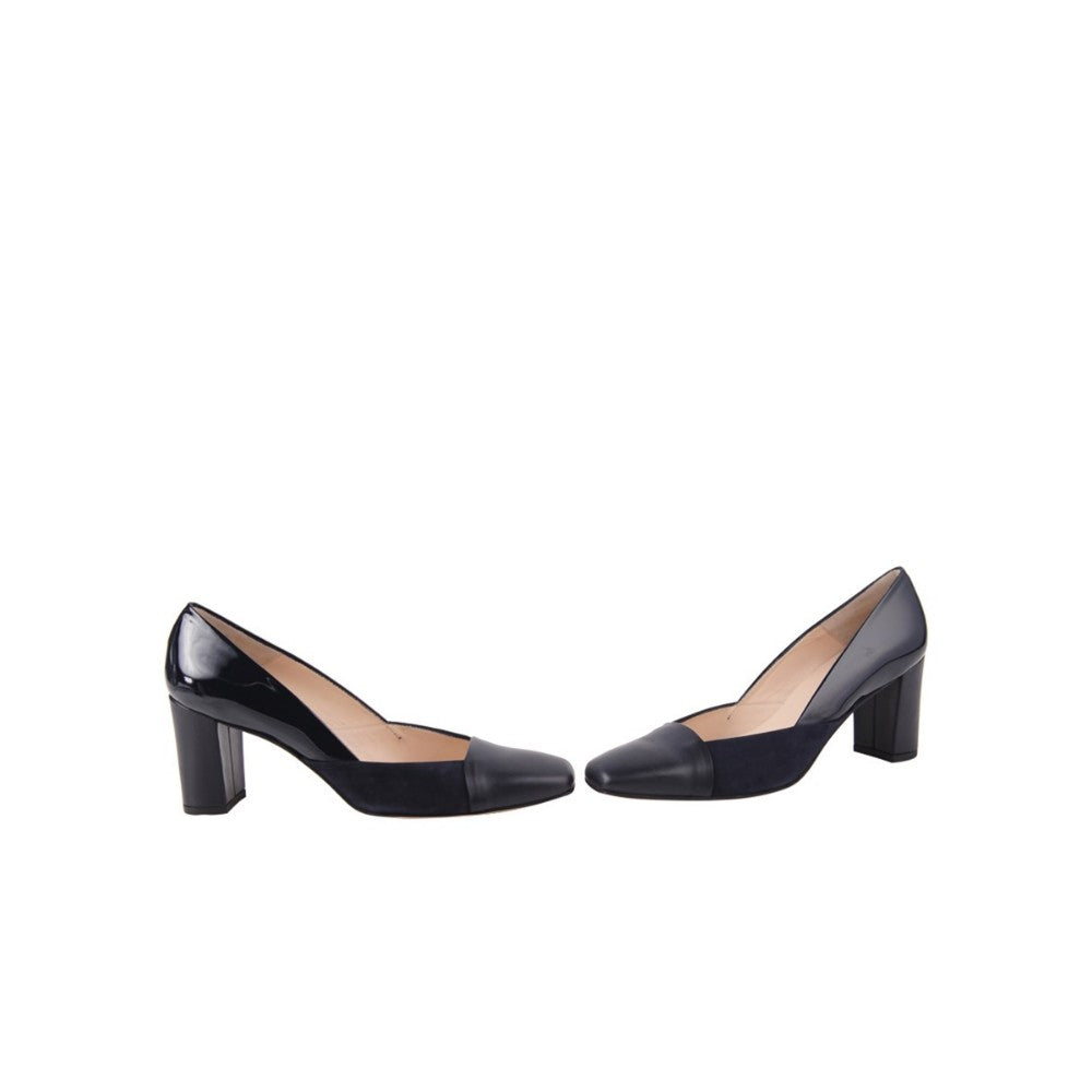 Memory Navy Leather Jon Josef Pump
