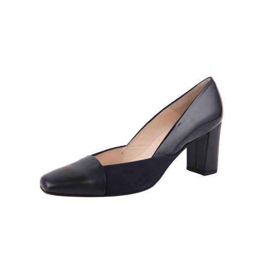 Memory Navy Leather Jon Josef Pump
