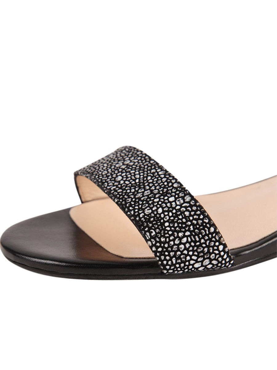 Fresh Black Jon Josef Wedge Sandal