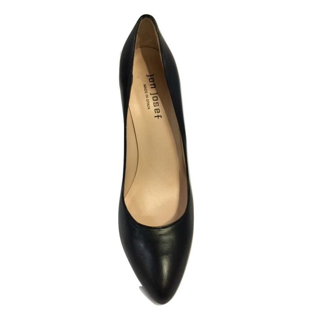 Looky Black Leather Jon Josef Pump