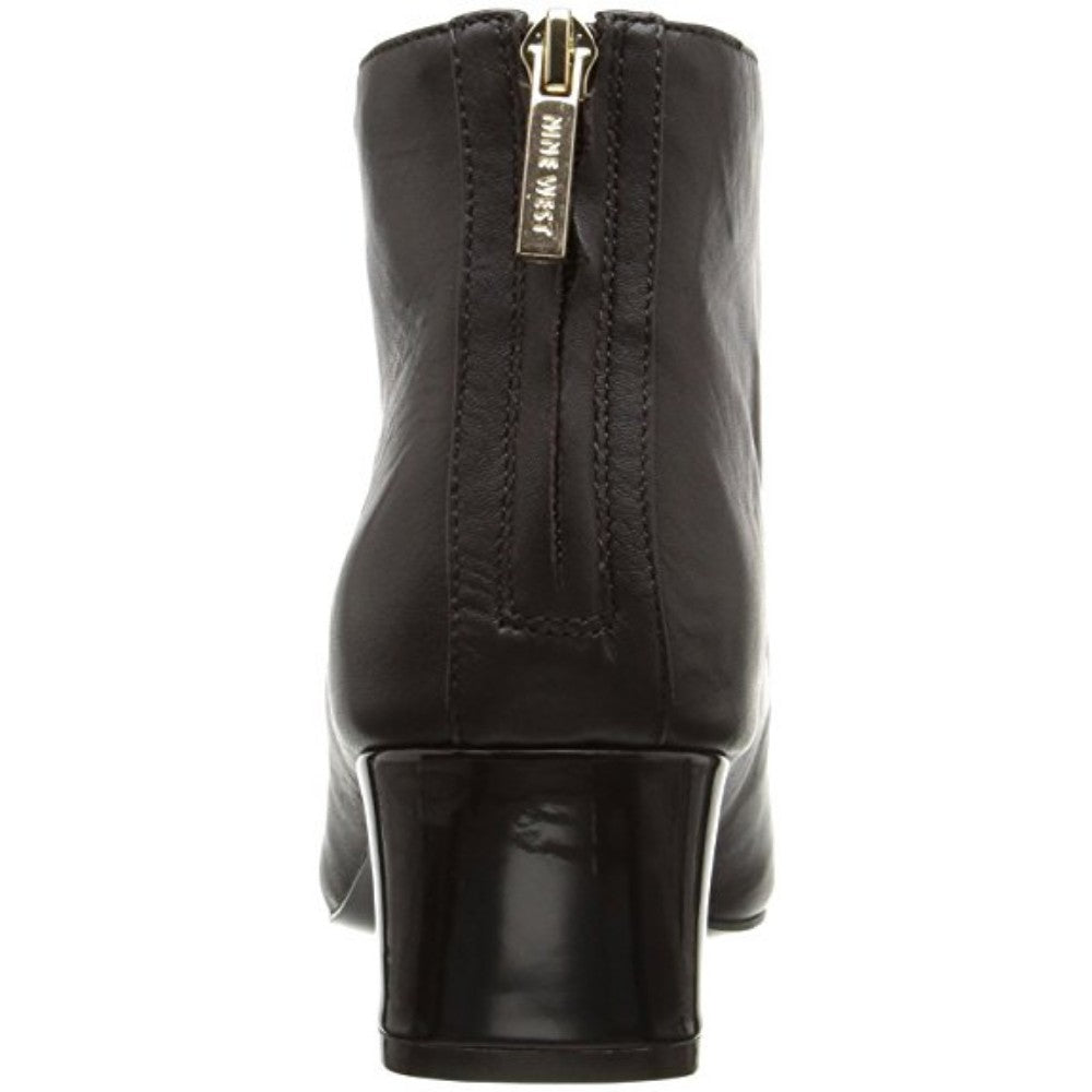Anna Brown Leather Nine West Bootie