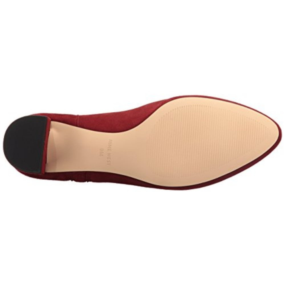 Krimp Red Suede Nine West Bootie
