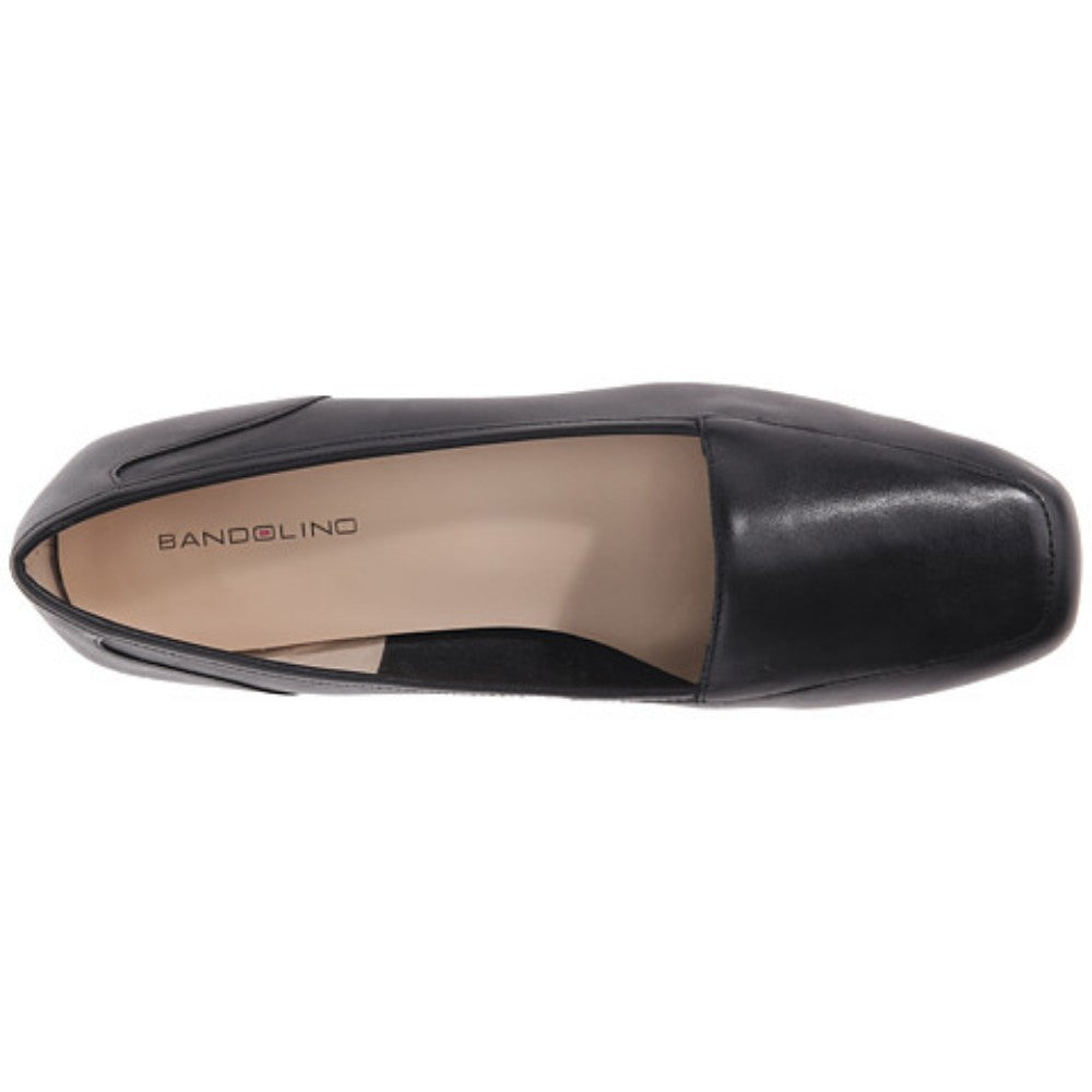 Bandolino Liberty Black Leather Loafer Flat