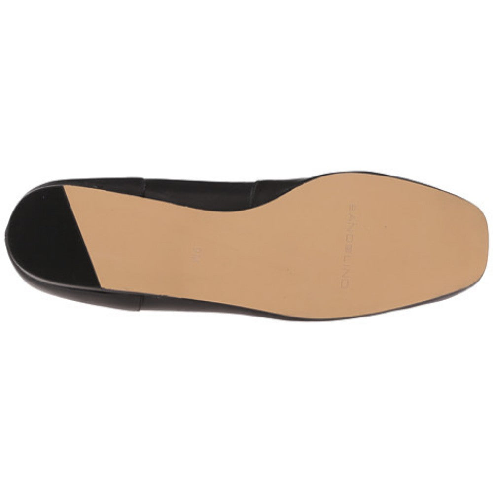 Bandolino Liberty Black Leather Loafer Flat