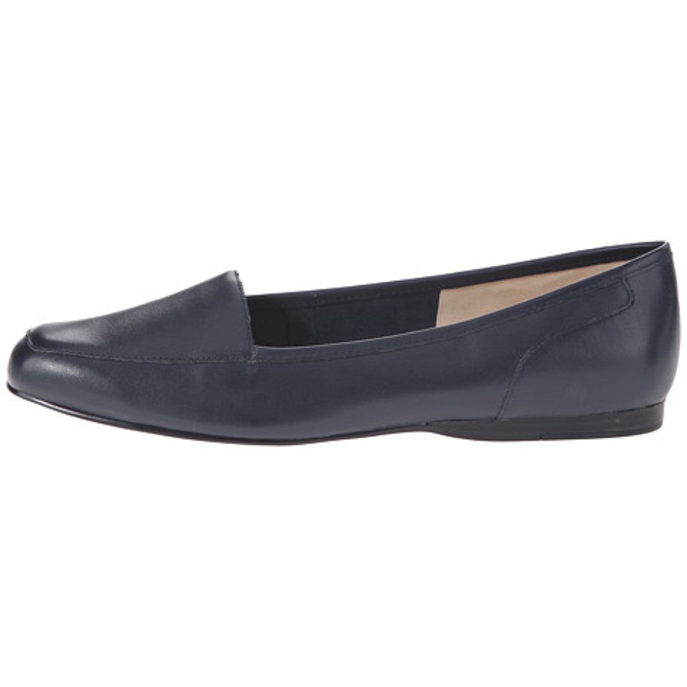 Bandolino Women's Liberty Navy Leather Loafer Flat