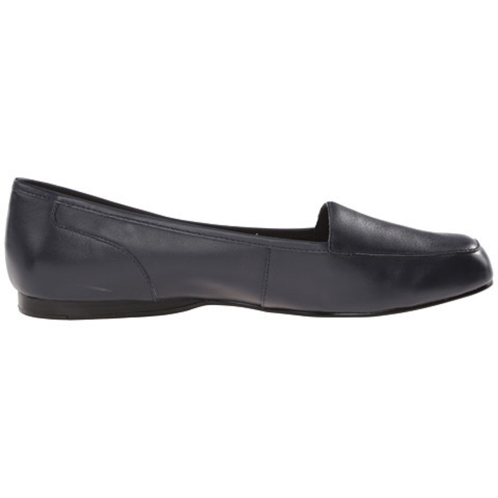 Bandolino Women's Liberty Navy Leather Loafer Flat