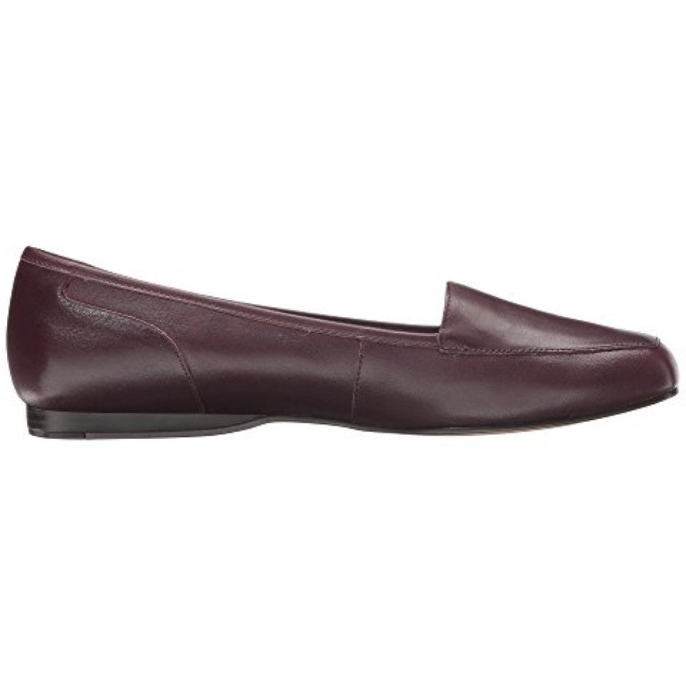Bandolino Women's Liberty Black Cherry Leather Loafer Flat
