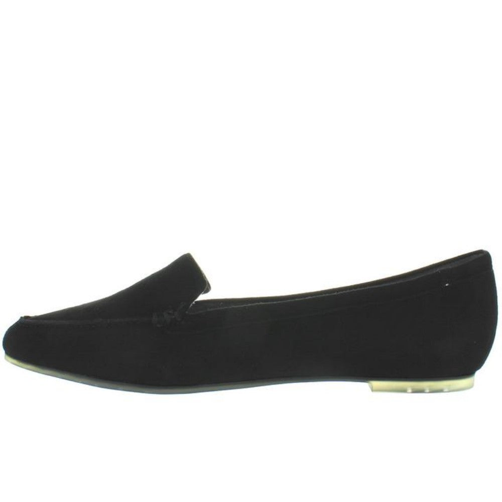Audra Black Suede Me Too Flat