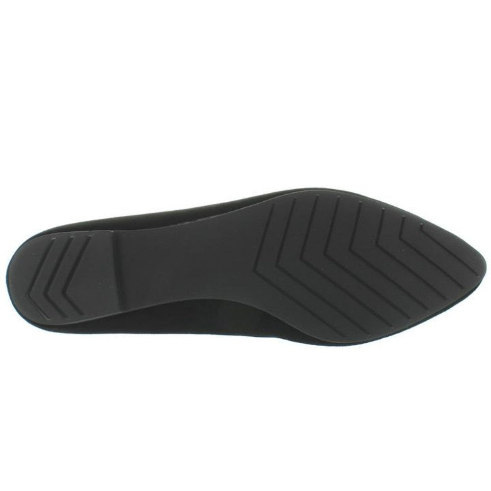 Audra Black Suede Me Too Flat