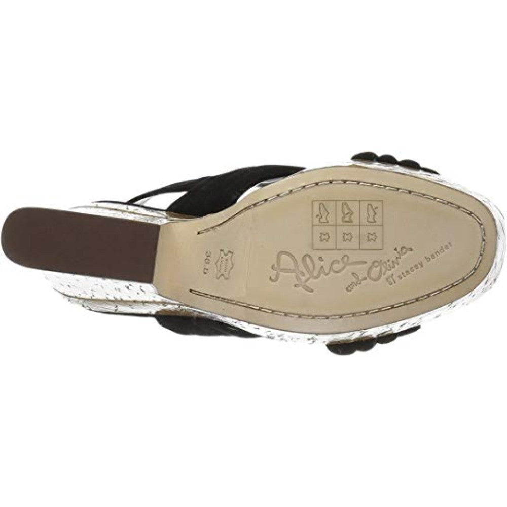 Charlize Black Suede Alice and Olivia