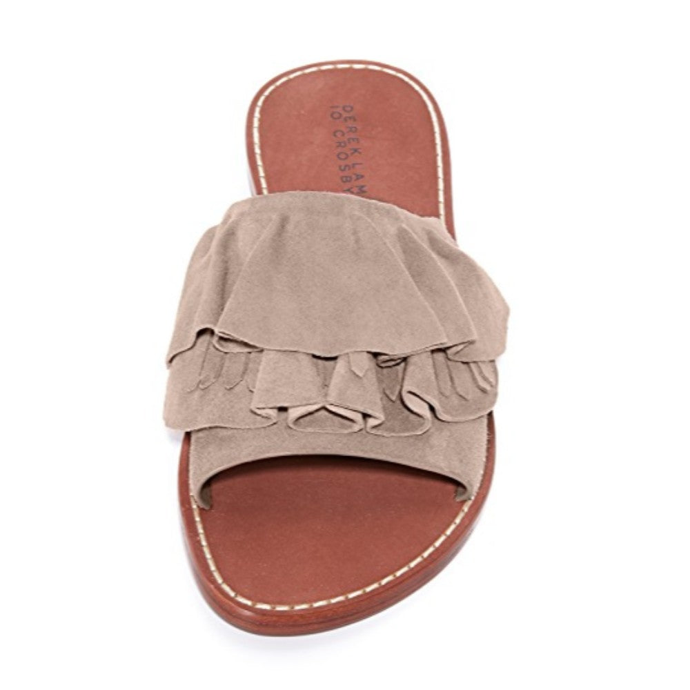 Ann Taupe Derek Lam Flat Slide Sandal