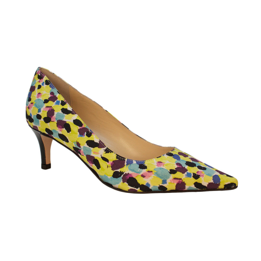 Peony Liberty Butter Fabric Pumps - M - 9