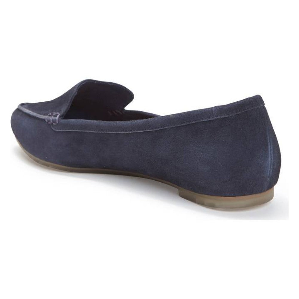 Audra Dark Navy Suede Me Too Loafer Flats
