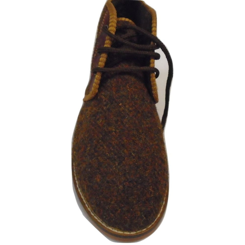 Rust tweed Resipsa Chukka Ankle Boot
