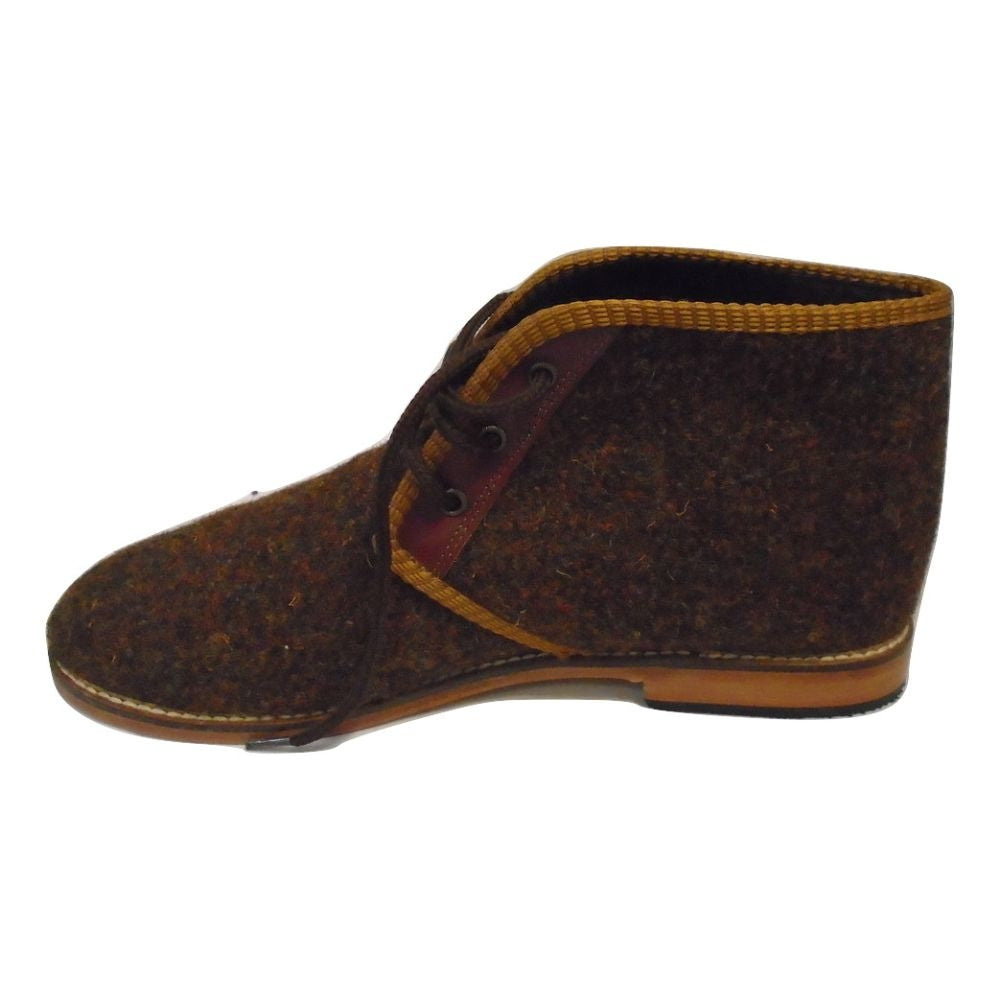 Rust tweed Resipsa Chukka Ankle Boot