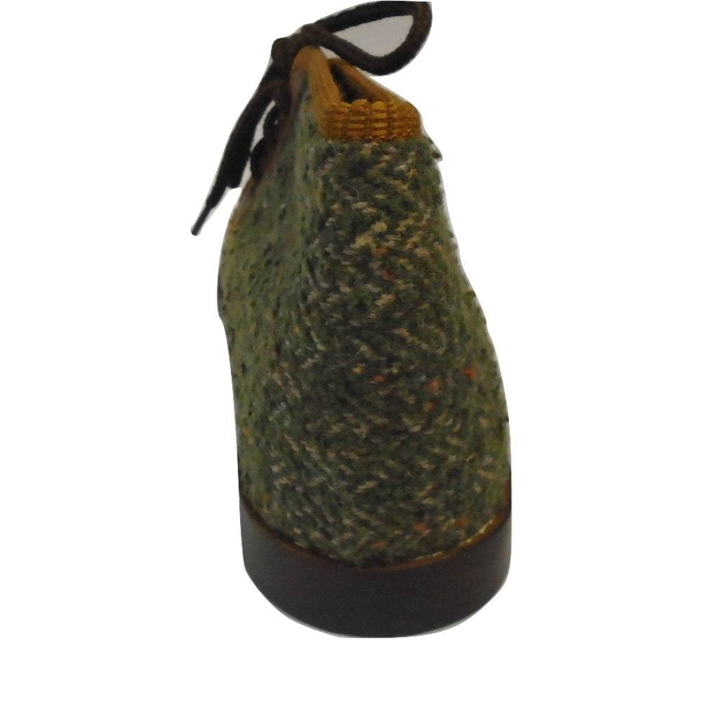 Green tweed Resipsa Chukka Ankle Boot