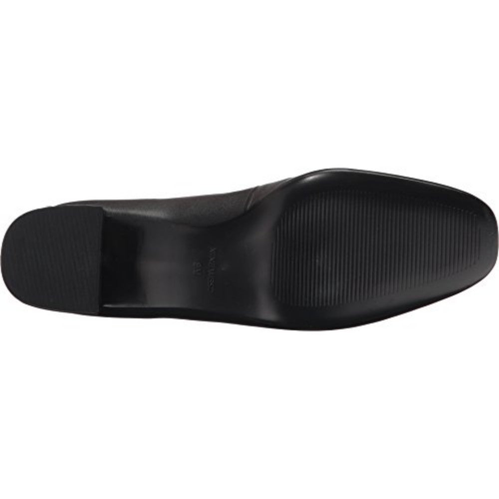 Work Black Leather Nine West Pump