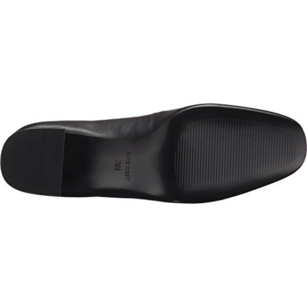 Work Navy Leather Nine West Pump
