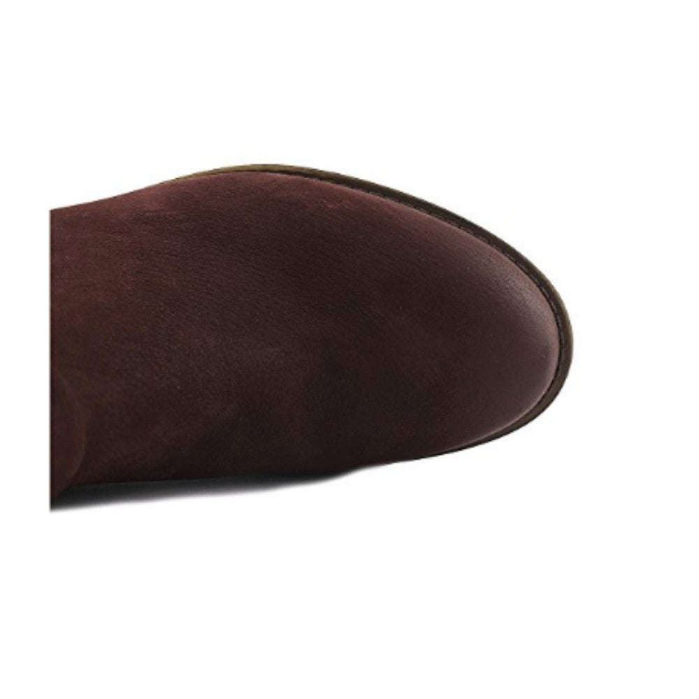 Franco Sarto Women's Harwick Bark Leather Ankle Flat Boots