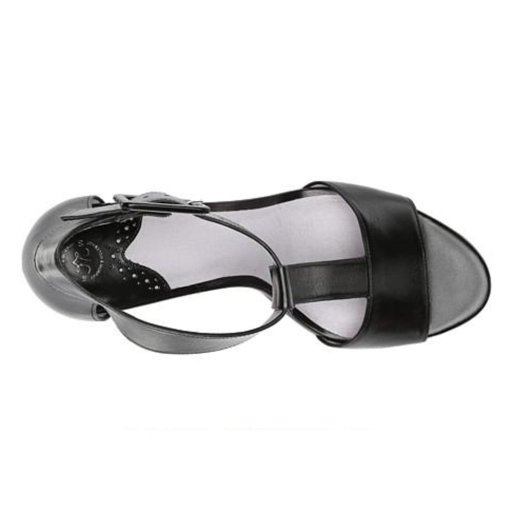 Laney Black Calf Johnston Sandal