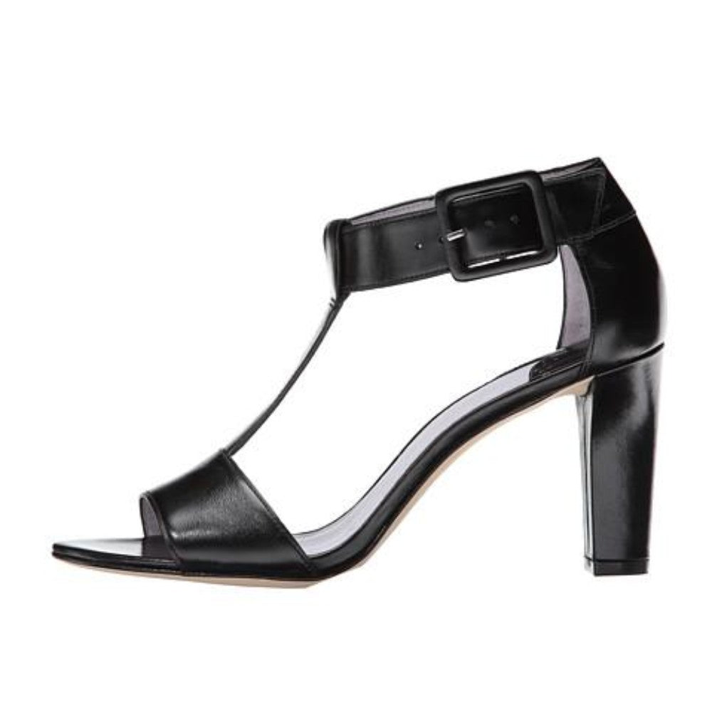 Laney Black Calf Johnston Sandal