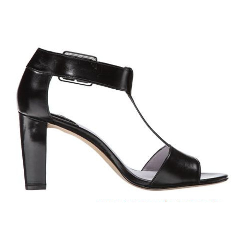 Laney Black Calf Johnston Sandal