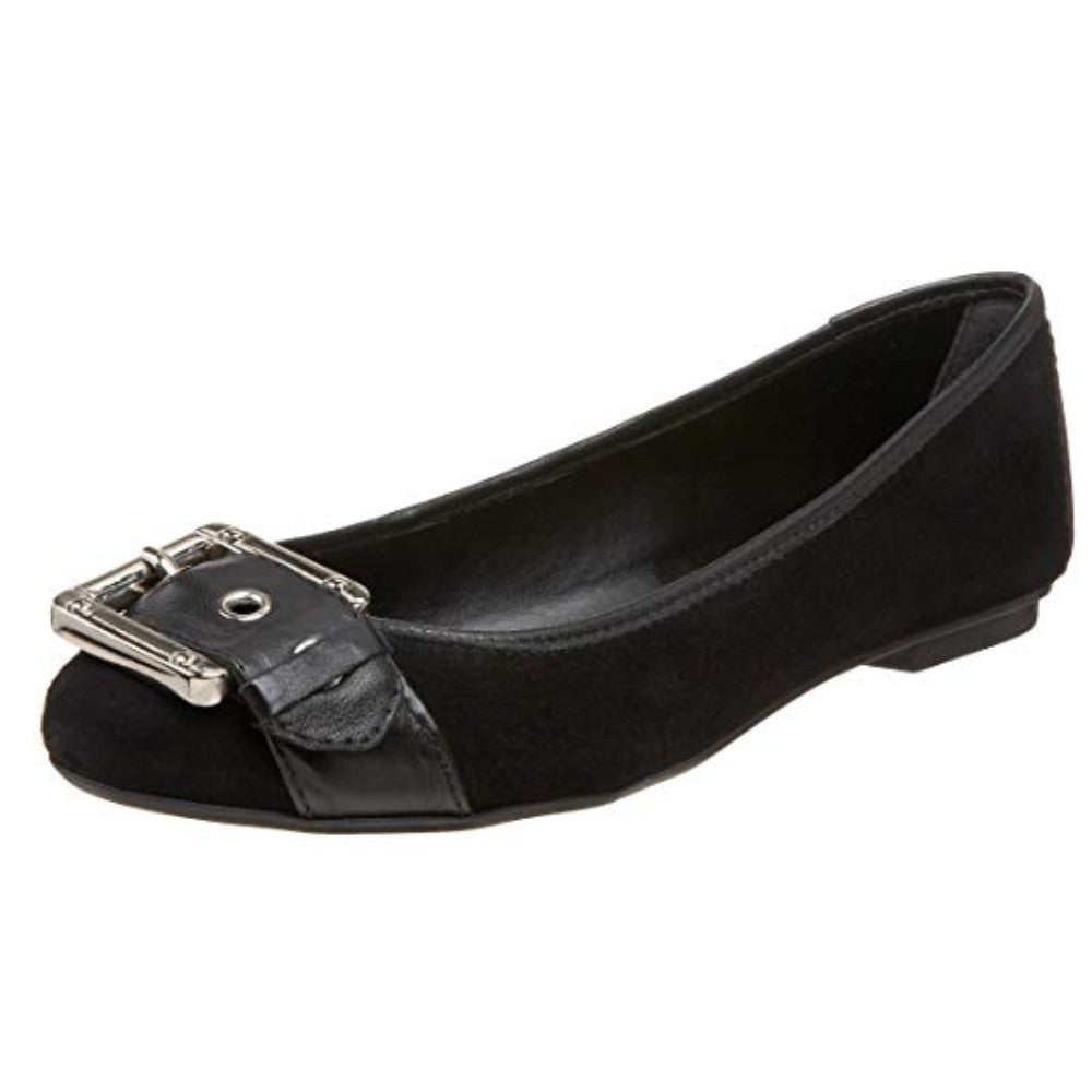 Wiffle Black Suede FS/NY Flat - M - 6.5