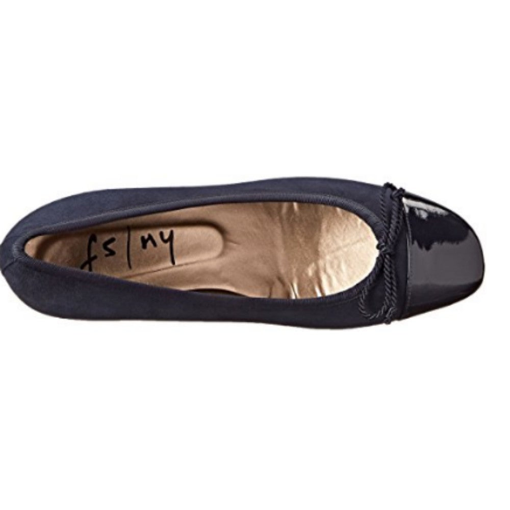 Diverse Navy Pat FS/NY Wedge Pump