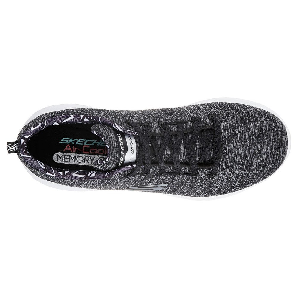 12834 Black White Ultra Flex Skechers