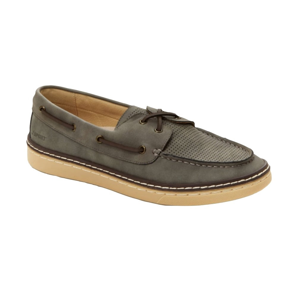 Sammy Grey Nubuck JSports Boat Shoe
