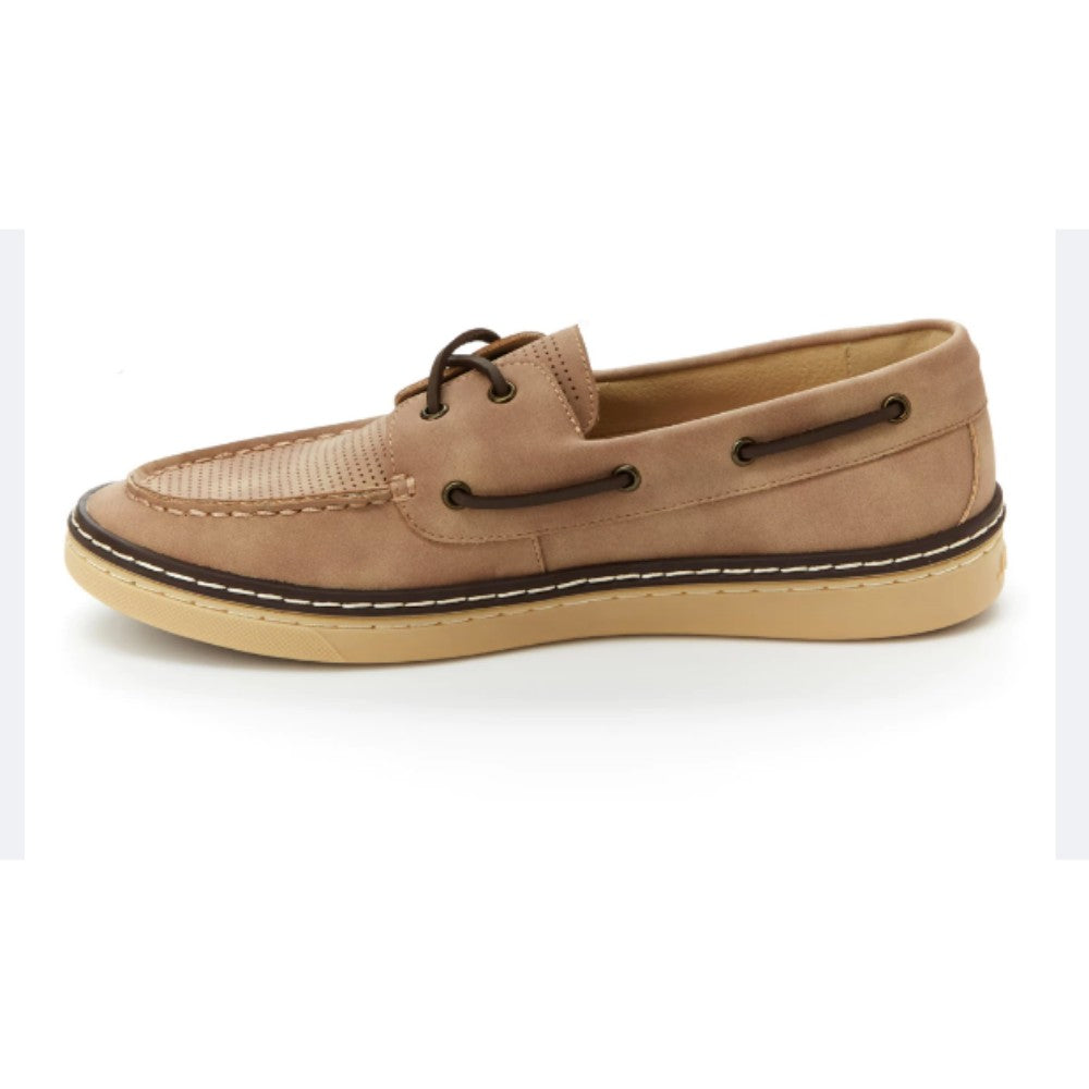 Sammy Taupe Nubuck JSports Boat Shoe