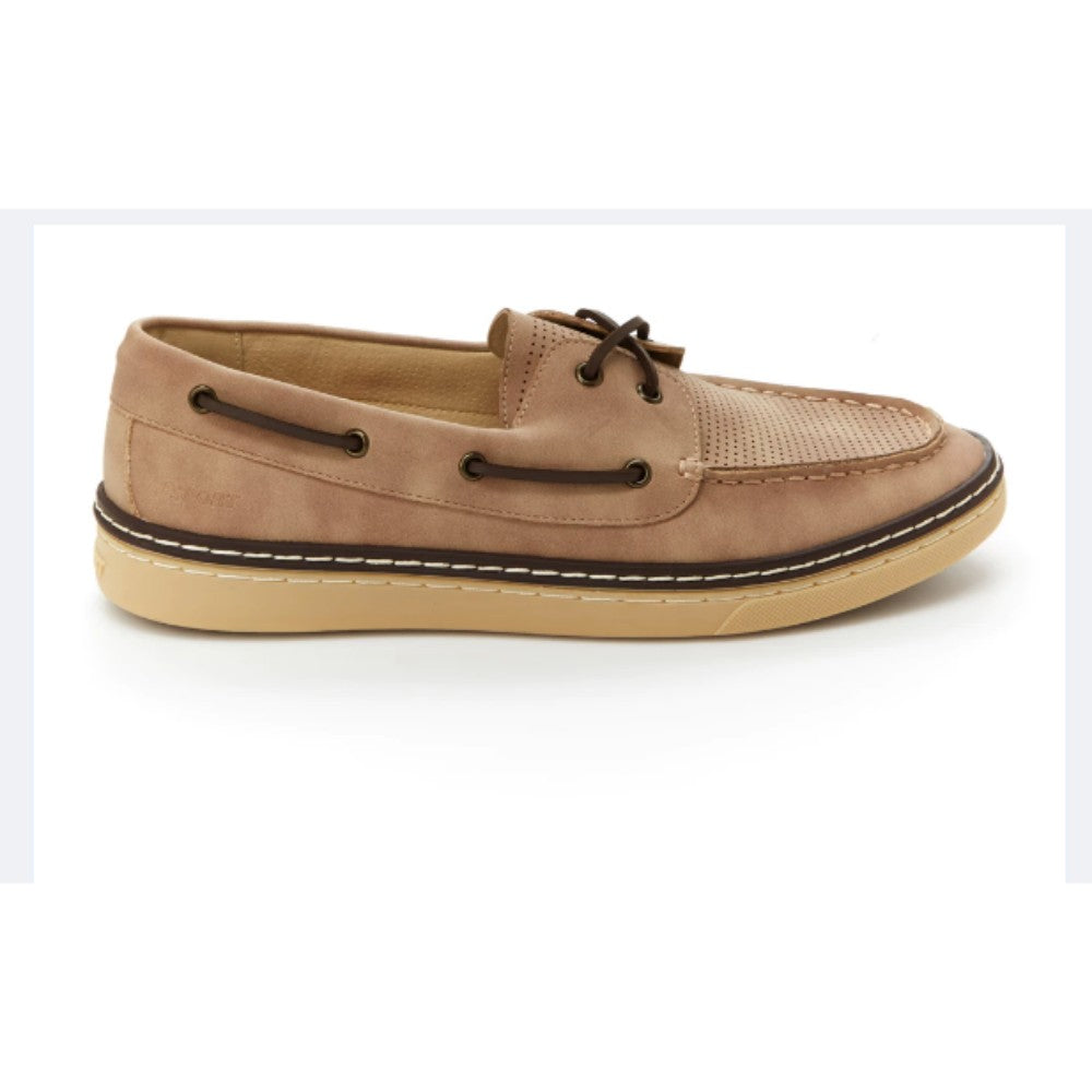 Sammy Taupe Nubuck JSports Boat Shoe