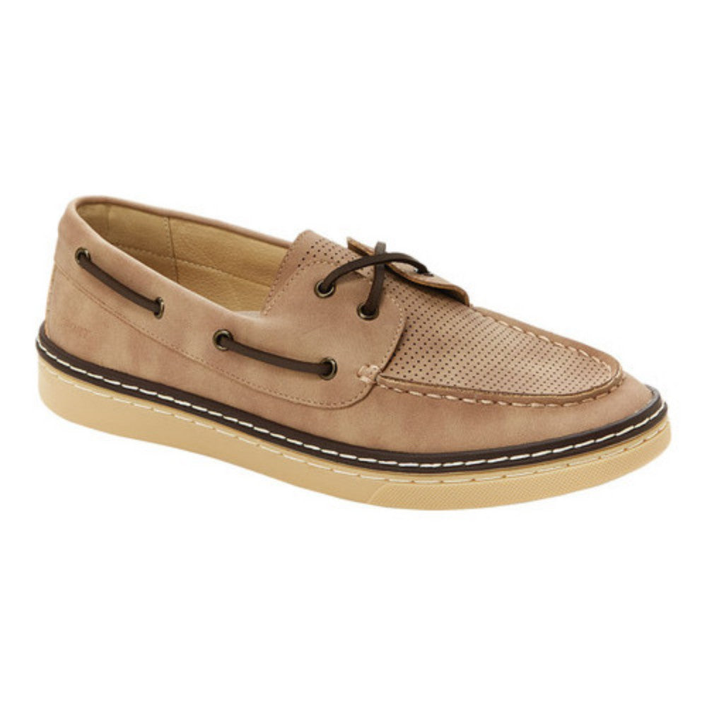 Sammy Taupe Nubuck JSports Boat Shoe - M - 11.5