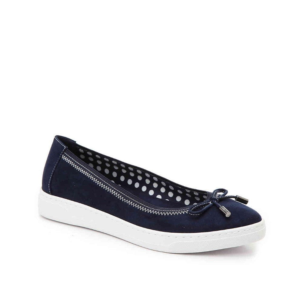 Odella Navy Anne Klein Flat
