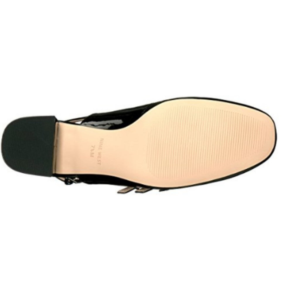 Weirley Black Patent Nine West Pump