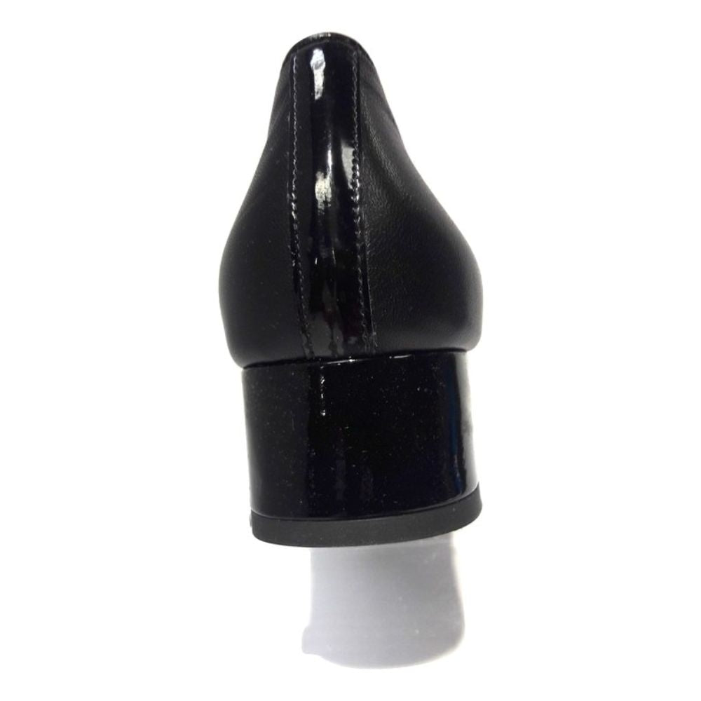 Alma Black Leather Jon Josef Pumps
