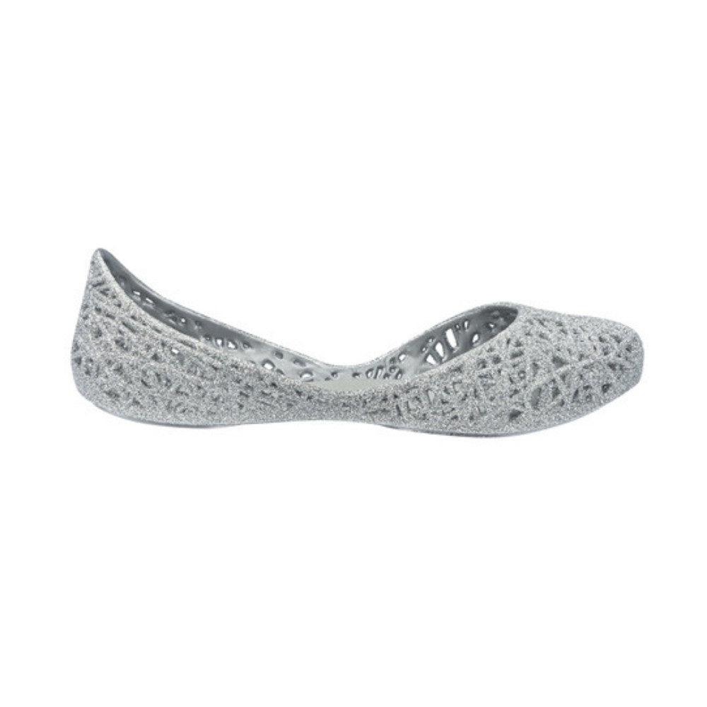 Zig Zag Glitter Silver Melissa