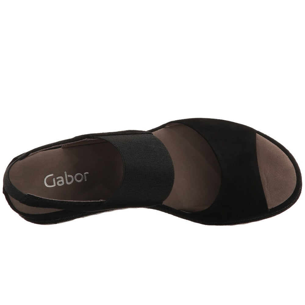 65731 Black Gabor Sandal