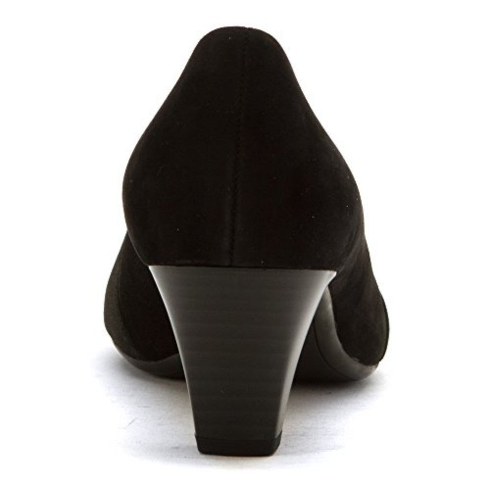 55141 Black Suede Gabor Pumps