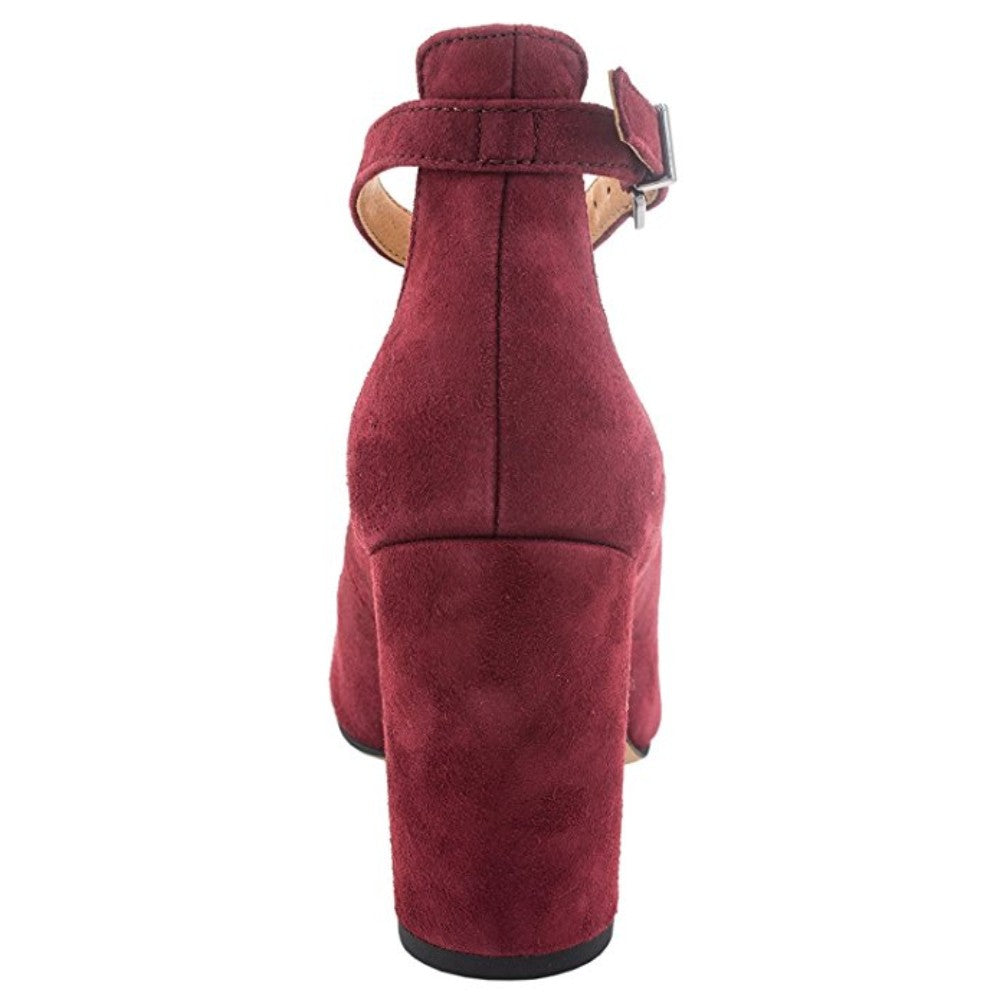 Abbington Burgundy Suede Franco Sarto Pump