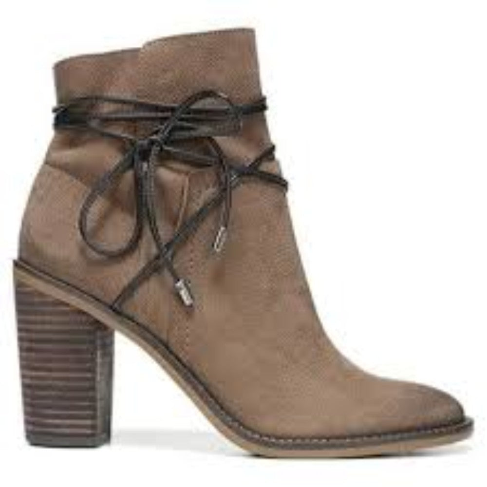 Franco Sarto Womens Edaline Tobaco Ankle Boot