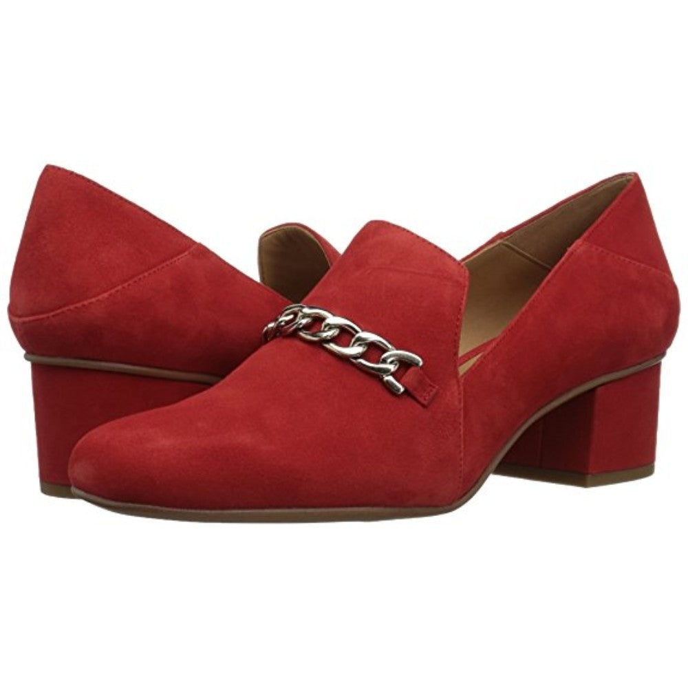 Layola Red Suede Franco Sarto Pump