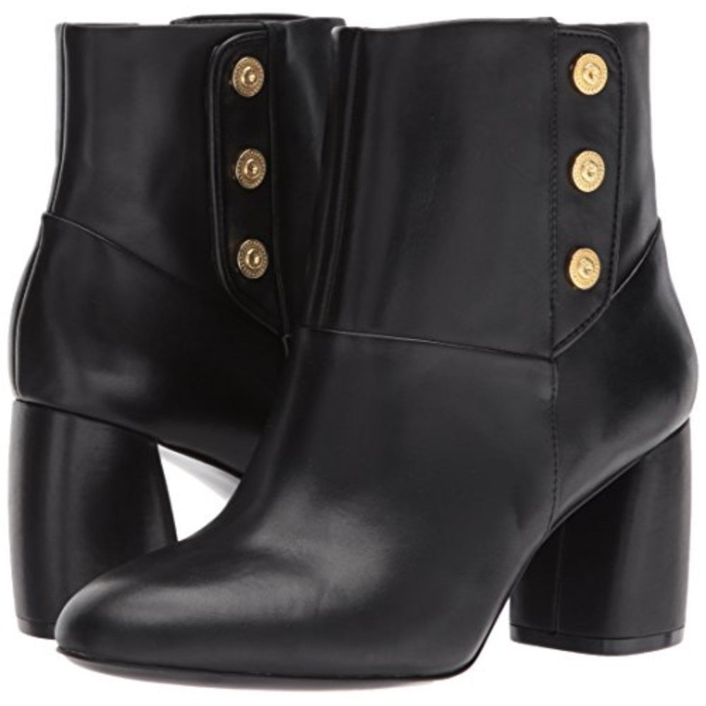 Kirtley Black Leathe Nine West Bootie - M - 9.5