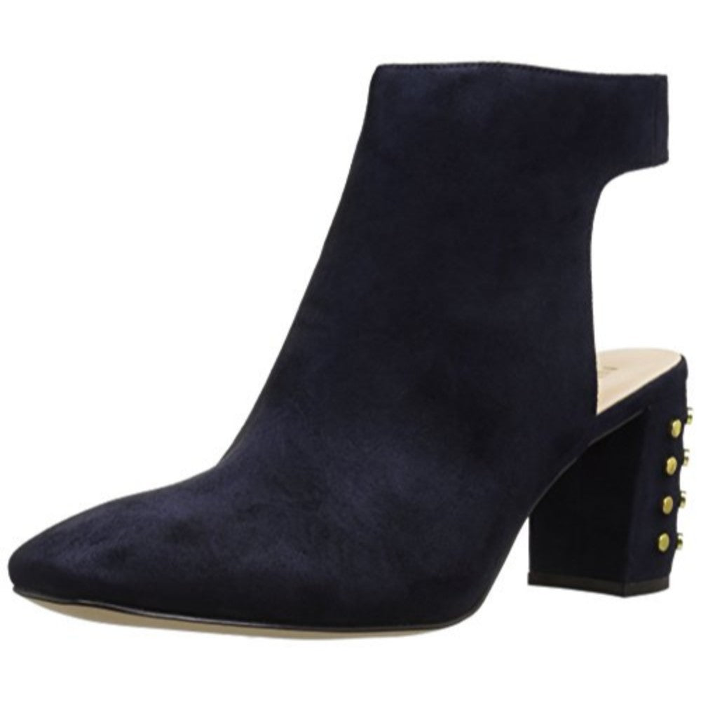 Xtravert Navy Suede Nine West Bootie - M - 7.5