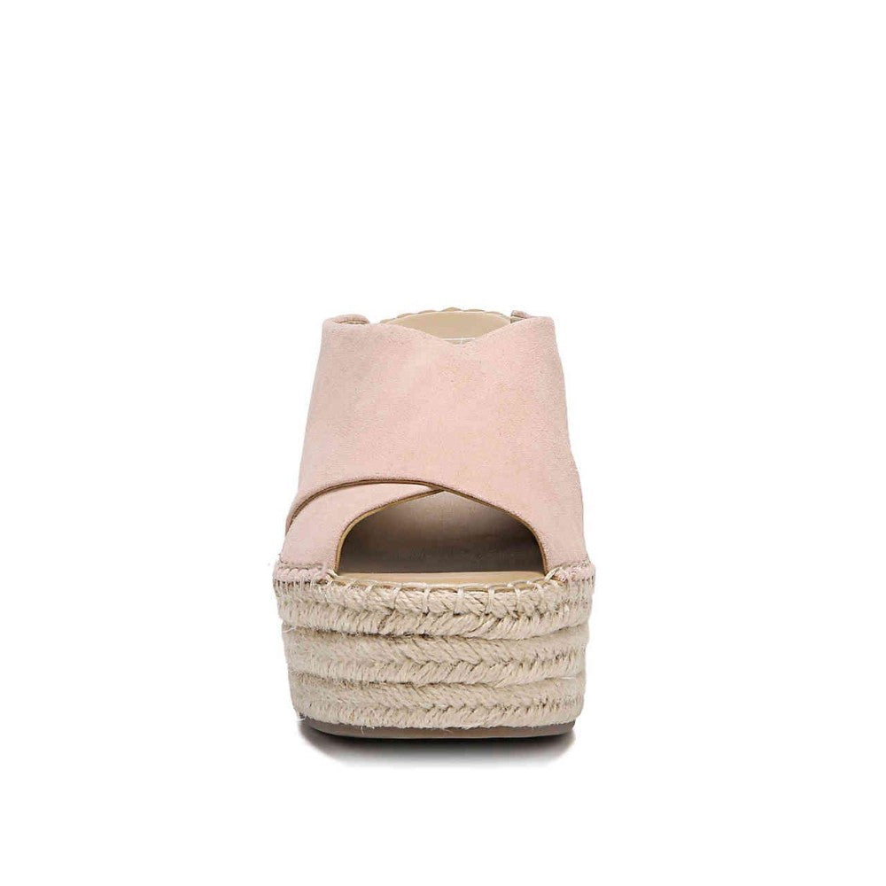 Tiffany Peach Franco Sarto Wedge Sandal Slide