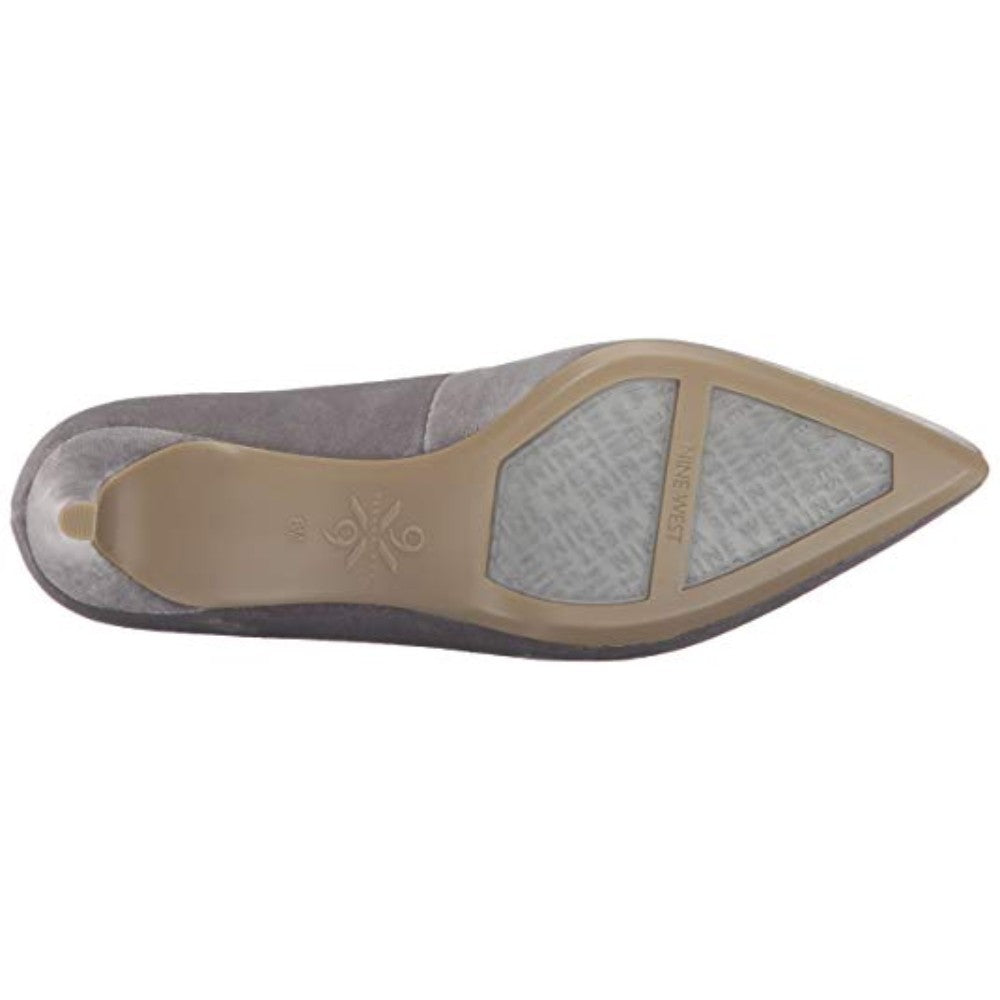 Soho 9X9 Grey Fabric Nine West Pump
