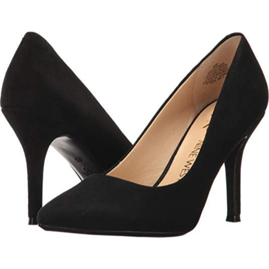 Fifth9X9 Black Suede Nine West Pumps