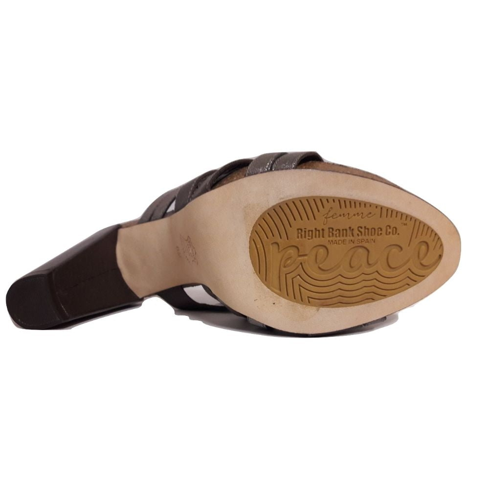 Clem Silver Bronze Right Bank Sandal